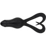 Силиконовая приманка DAIWA Kikker Curly (8.2см) Black 07432823